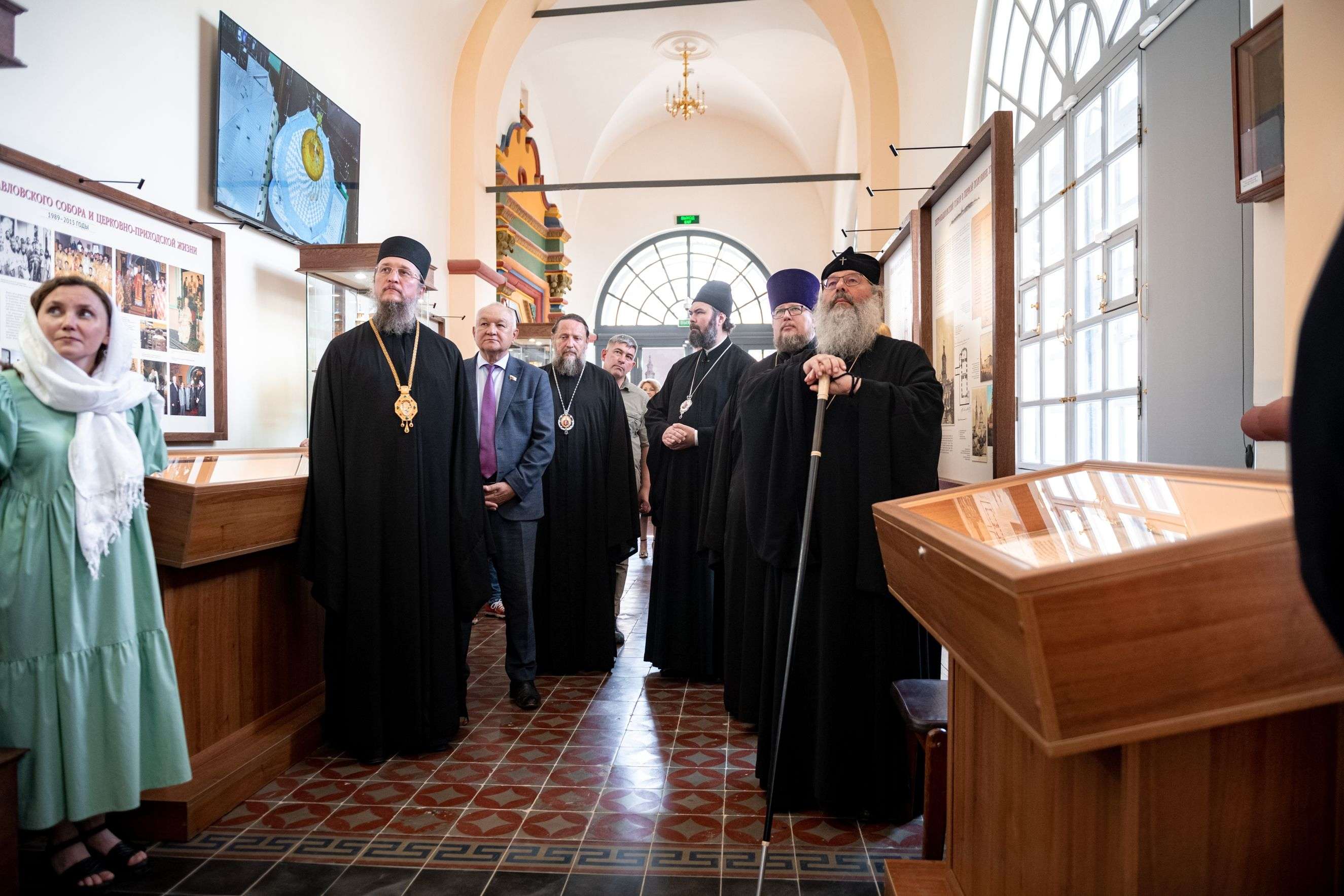 Глава Татарстанской митрополии посетил открытие музея истории Петропавловского собора Казани