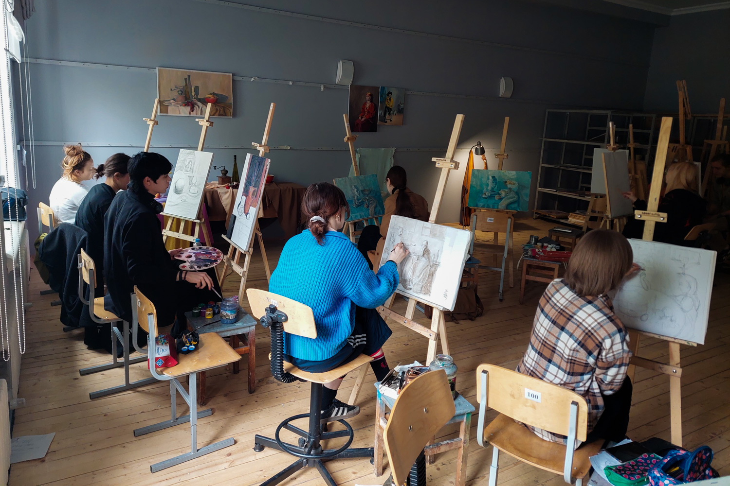 В Казанском художественном училище состоялся творческий конкурс, посвященный празднику Пасхи