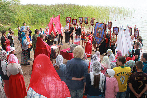 Завершилась смена православного детского лагеря «Свет Радонежа»