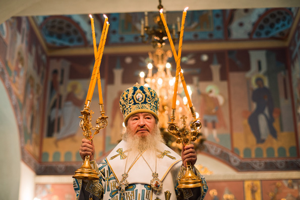 В праздник Тихвинской иконы Богородицы митрополит Феофан совершил Литургию в кряшенском приходе Казани