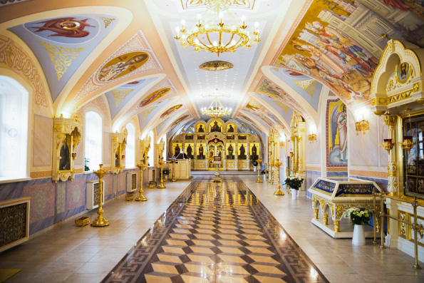В храме Сошествия Святого Духа города Казани завершена роспись придела в честь священномученика Харалампия