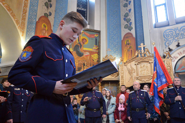В Набережных Челнах состоялись присяга казаков и концерт, посвященный Дню защитника Отечества