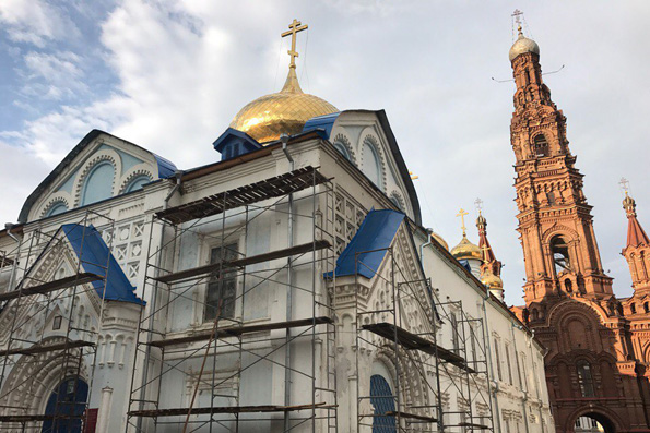 В Богоявленском соборе Казани начались реставрационные работы