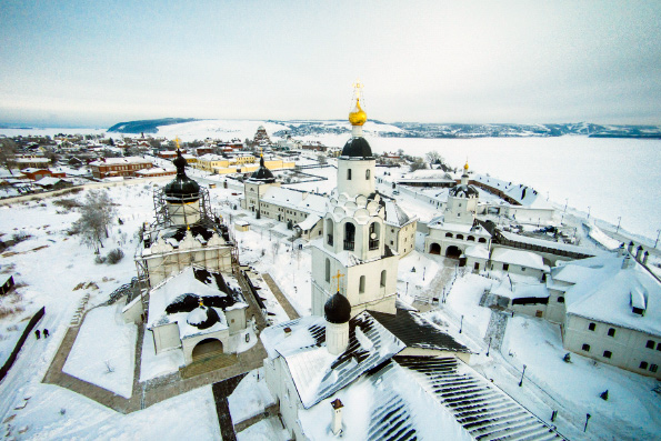 Картинки по запросу свияжский монастырь зима митрополия