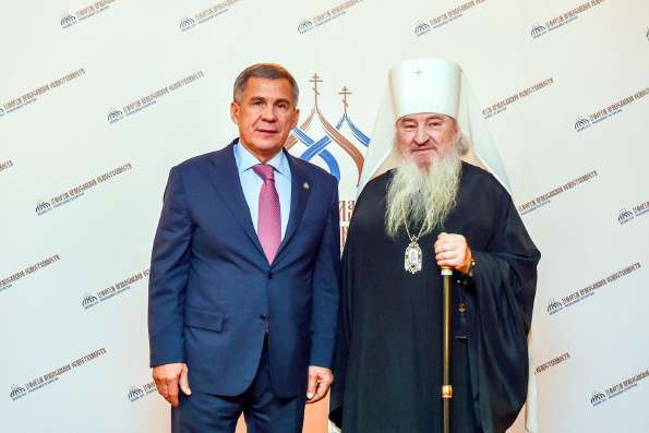Состоялась рабочая встреча главы Татарстанской митрополии с Президентом Татарстана
