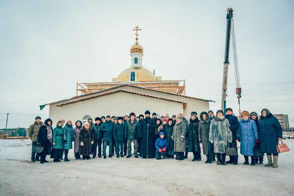 В Азнакаево освятили купола для строящегося храма