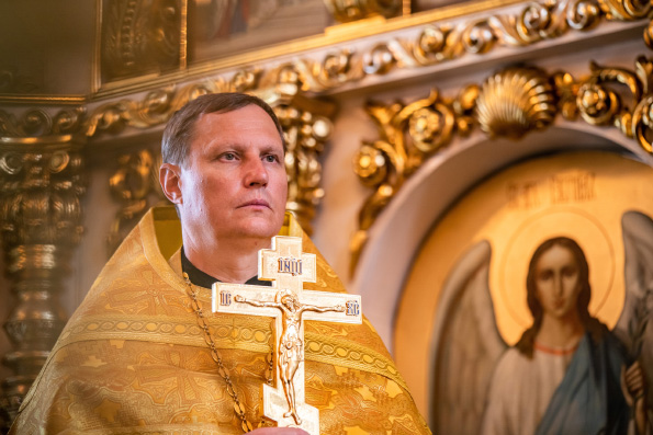Поздравление митрополита Феофана протоиерею Константину Люкшину с 50-летием со дня рождения