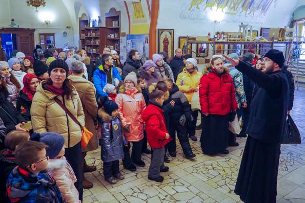В Никольском храме поселка Красная Горка состоялась встреча учащихся двух казанских воскресных школ