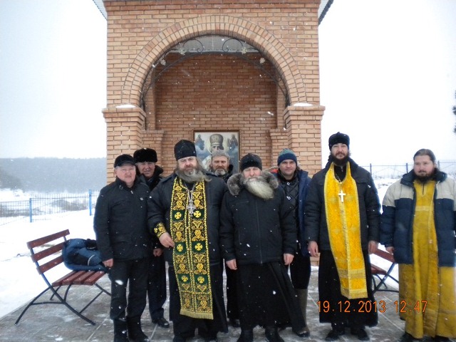 Освящение новосозданной часовни в с.Поповка, Чистопольской епархии