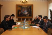 Состоялась встреча председателя ОВЦС с новоназначенным послом Франции в России