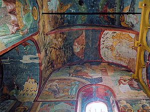 Уникальные фрески Успенского собора