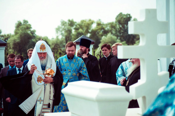 Святейший Патриарх Кирилл начал свой визит в Татарстанскую митрополию с посещения малой родины Гавриила Державина