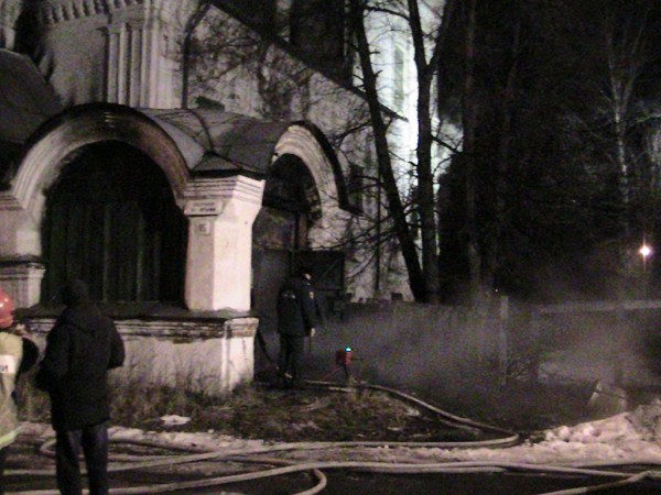 В Вологде подожгли церковь XVIII века - памятник федерального значения