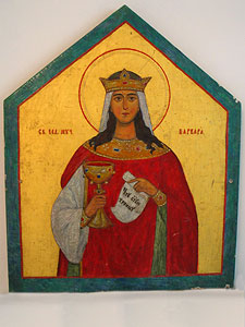 Образ святой великомученицы Варвары