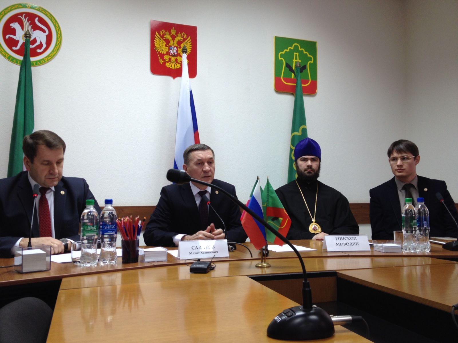 Встреча главы Альметьевского района с представителями православного духовенства (фото)