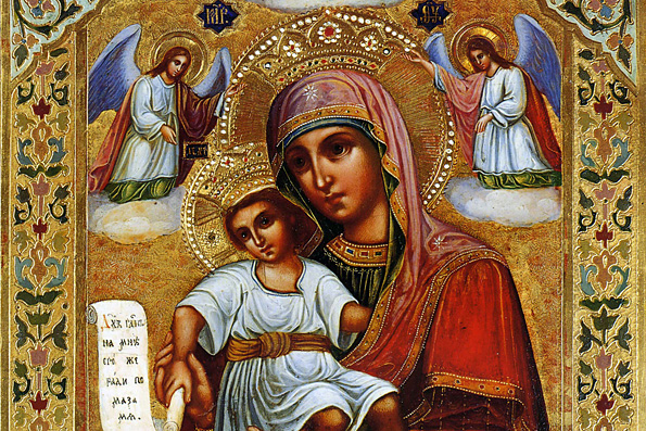 Икона Божией Матери, именуемая «Достойно есть» («Милующая») (10 век)