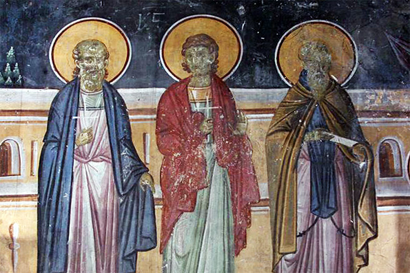 Священномученики Ермолай, Ермипп и Ермократ, иереи Никомидийские (ок. 305 г.)