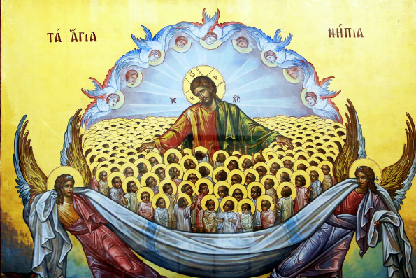 Младенцев 14 000, Христа ради избиенных от Ирода в Вифлееме иудейском (1 век)