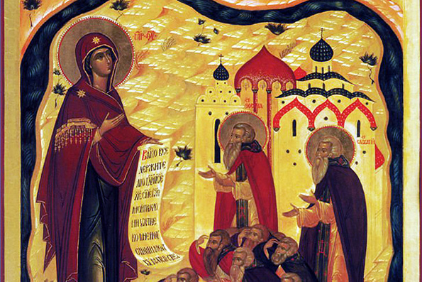 Московская-Боголюбская икона Божией Матери (1157 г.)