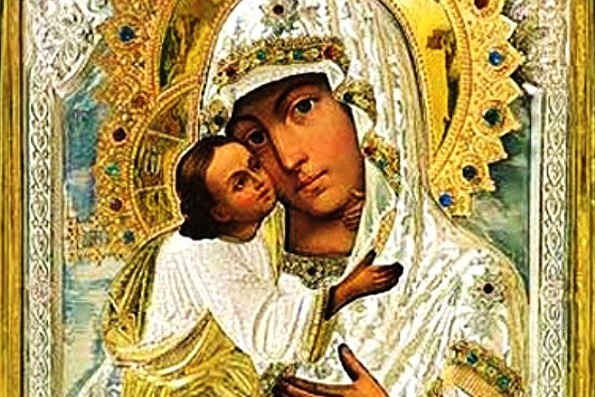Псково-Печерская икона Божией Матери «Умиление» (1524 г.)