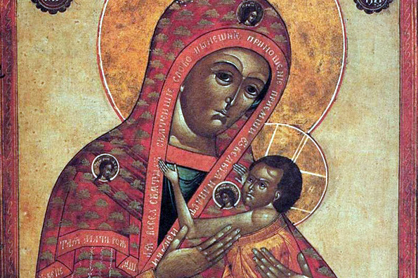 Акафистная-Хилендарская икона Божией Матери