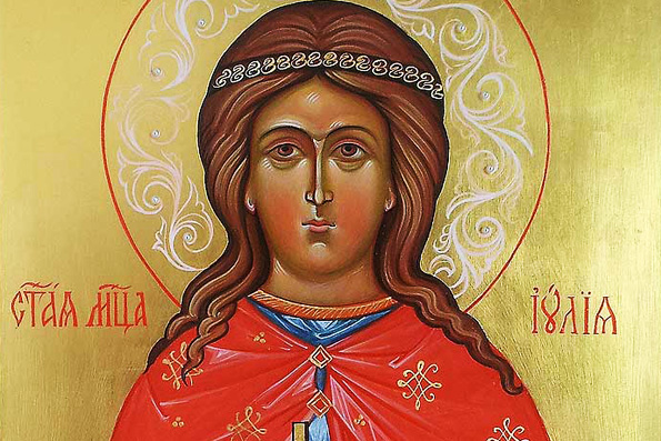 Мученица Иулия Карфагенская, дева (ок. 440 или 613 гг.)