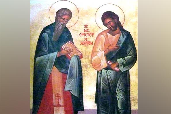 Преподобномученики Епиктет пресвитер и Астион монах (290 г.)