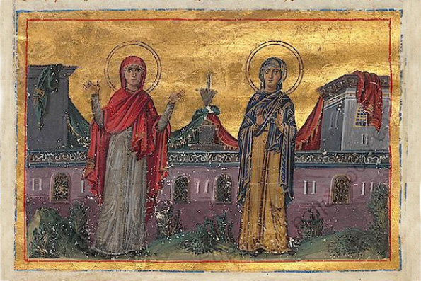 Преподобные жены Ксанфиппа и Поликсения Испанские (109 г.)