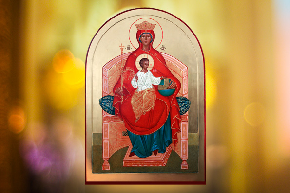 Икона Божией Матери, именуемая «Державная» (1917 г.)