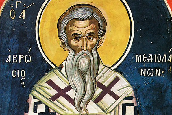 Святитель Амвросий, епископ Медиоланский (397 г.)