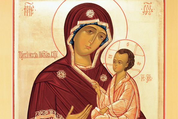 Тихвинская икона Божией Матери (1383 г.)