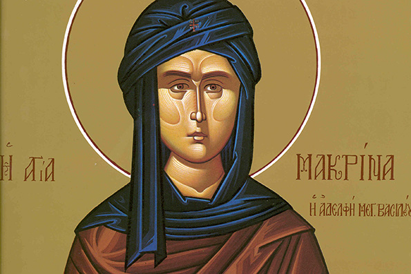 Преподобная Макрина, сестра святителя Василия Великого (380 г.)