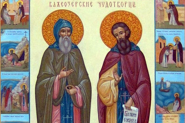 Преподобные Никифор и Геннадий Важеезерские (1557 и 1516 гг.)