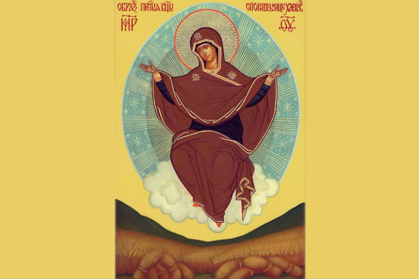 Икона Божией Матери «Спорительница хлебов» (19 век)