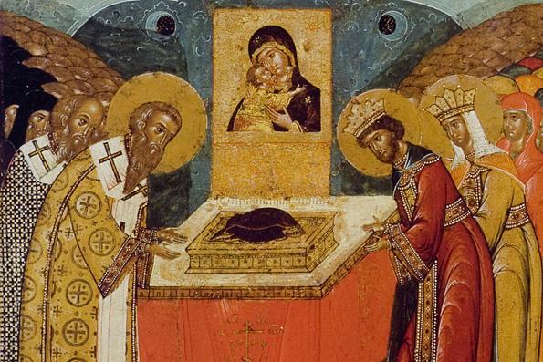 Положение честной ризы Пресвятой Богородицы во Влахерне (5 век)