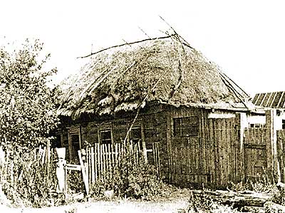Дом с соломенной крышей. Поселок Савиновский