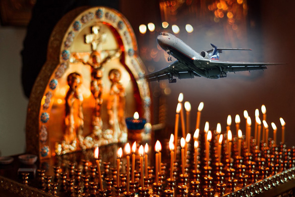 В храмах Татарстанской митрополии прошли поминальные богослужения по жертвам авиакатастрофы Ту-154