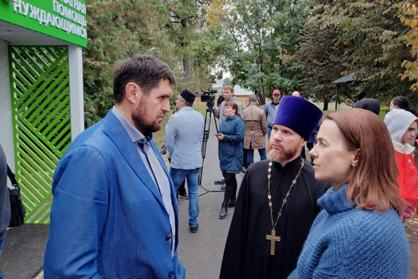 Представители Казанской епархии приняли участие в открытии пункта питания для малоимущих в Зеленодольске
