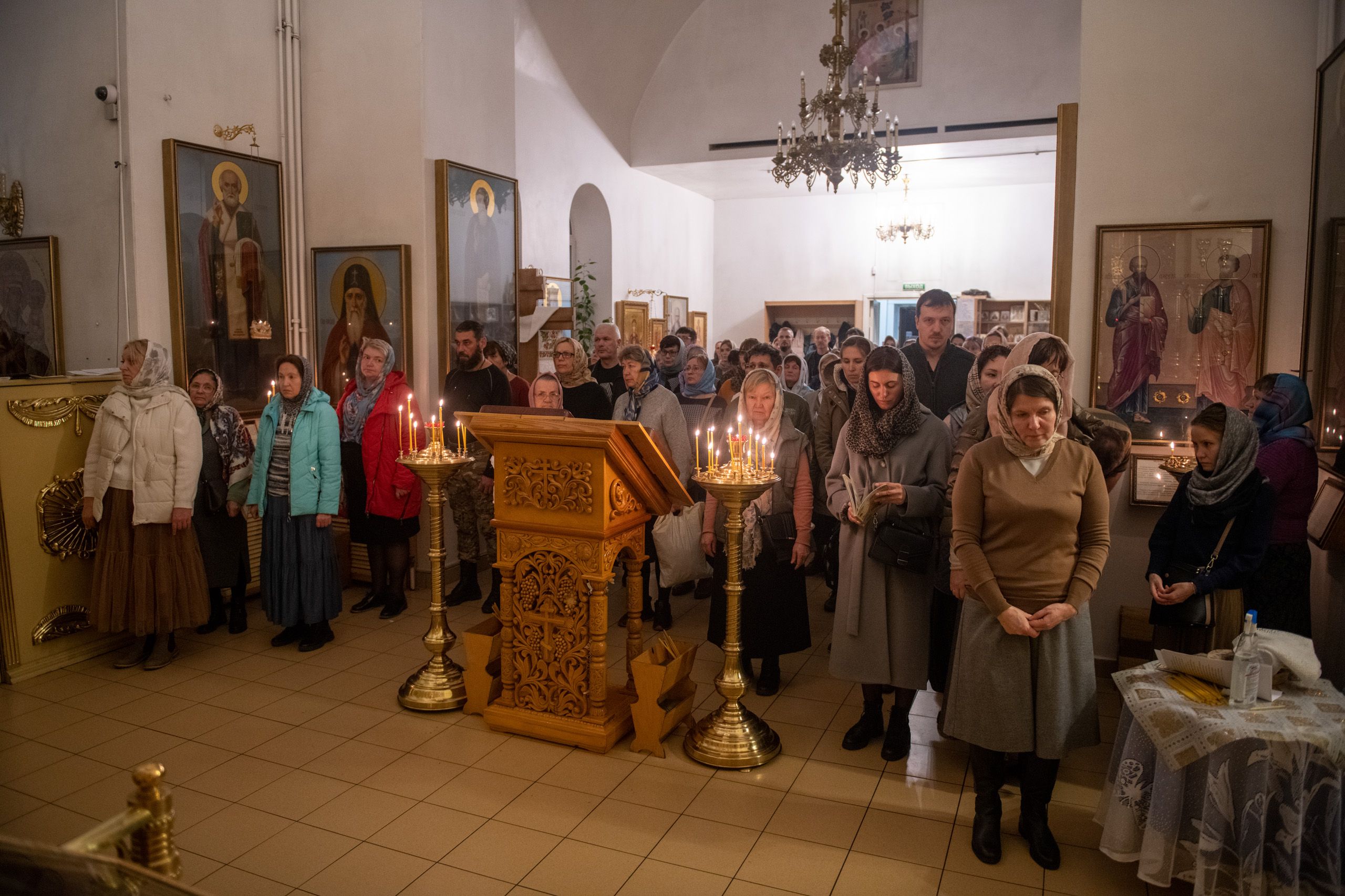 После молитвы в церкви святой софии
