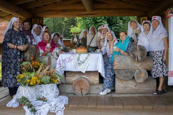 Сёстры милосердия провели благотворительное мероприятие на территории Новоиерусалимского подворья
