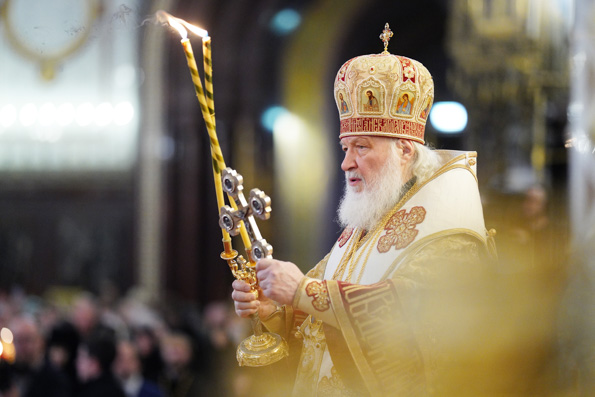 Патриарх Кирилл указал на важность служения священников в зоне конфликта