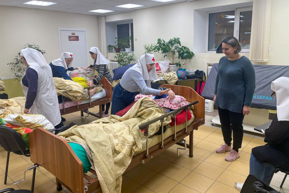 Представители Московской клинической больницы святителя Алексия провели обучение для сестёр милосердия и добровольцев Казанской епархии