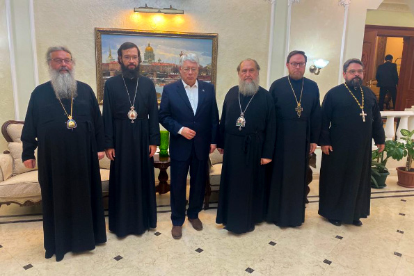 Глава Татарстанской митрополии в составе делегации Русской Православной Церкви принял участие во встрече с Послом Российской Федерации в Казахстане