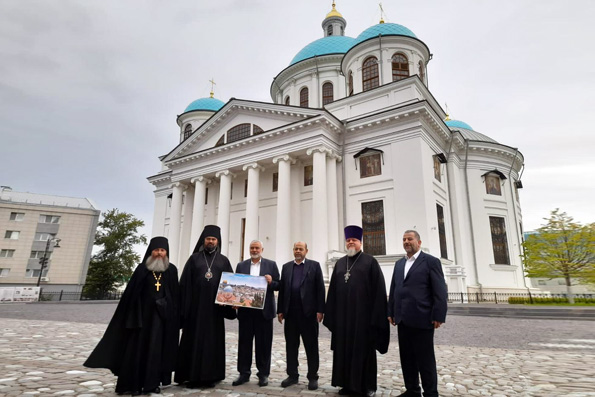 Палестинская делегация посетила Казанский кафедральный собор