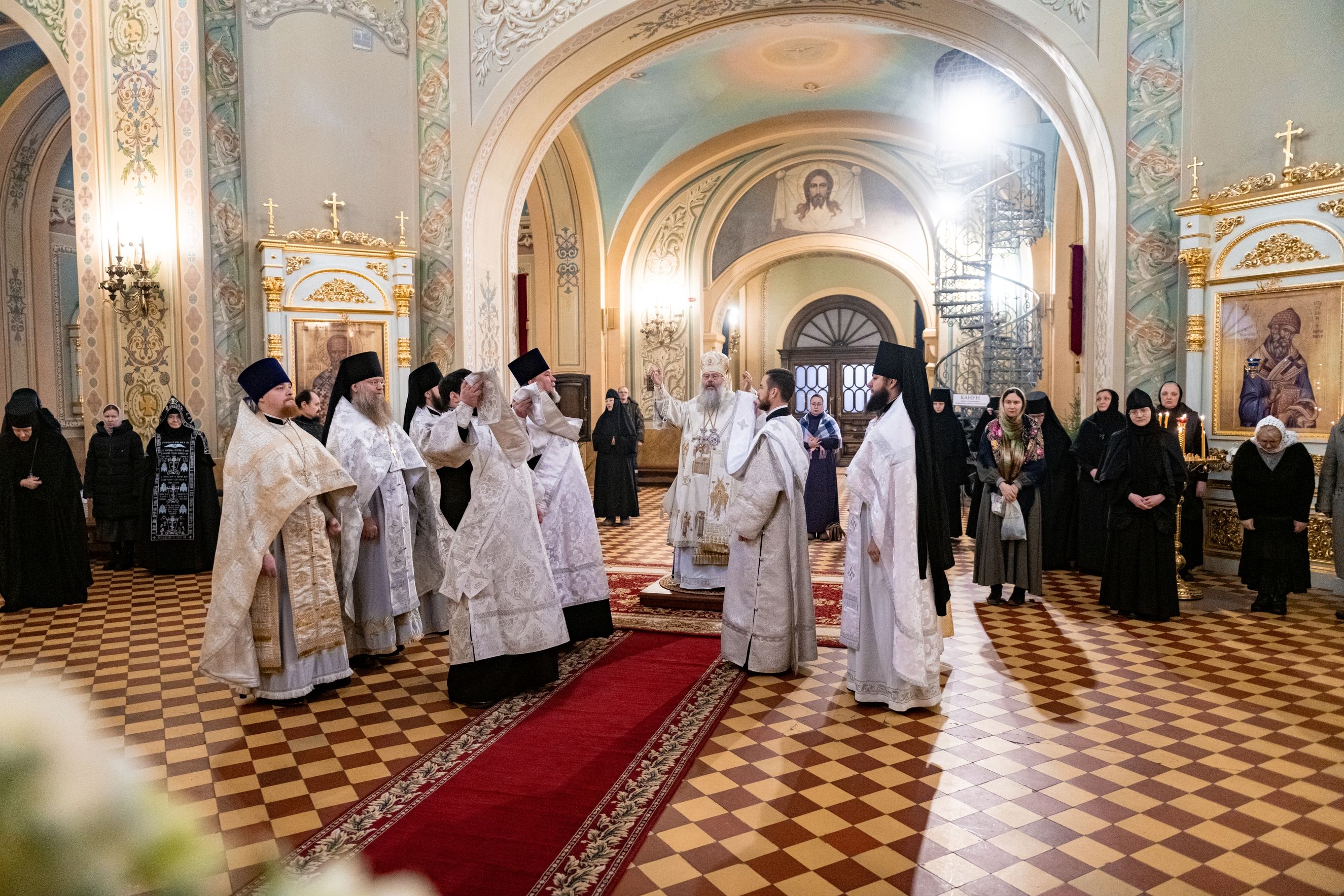 В праздник Обрезания Господня митрополит Кирилл совершил Литургию в Свияжском Иоанно-Предтеченском монастыре