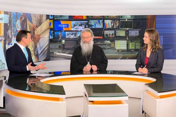 Рождественское интервью митрополита Кирилла на телеканале «Эфир»