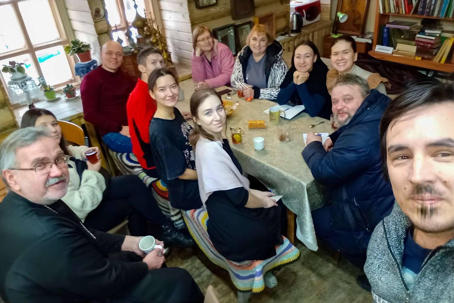 В Космо-Дамиановском храме Набережных Челнов состоялась встреча активистов православной молодёжи 