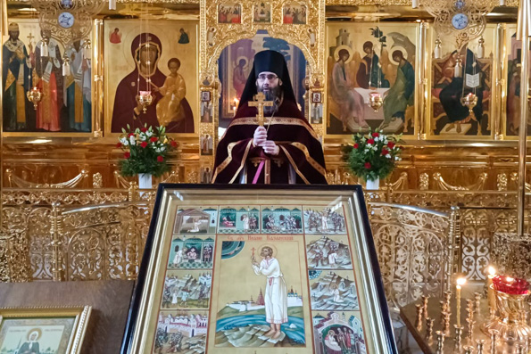 В Успенском Зилантовом монастыре молитвенно почтили память мученика Иоанна Казанского