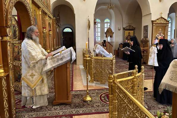 В праздник Сретения Господня митрополит Кирилл совершил Литургию в Горненском монастыре в Иерусалиме