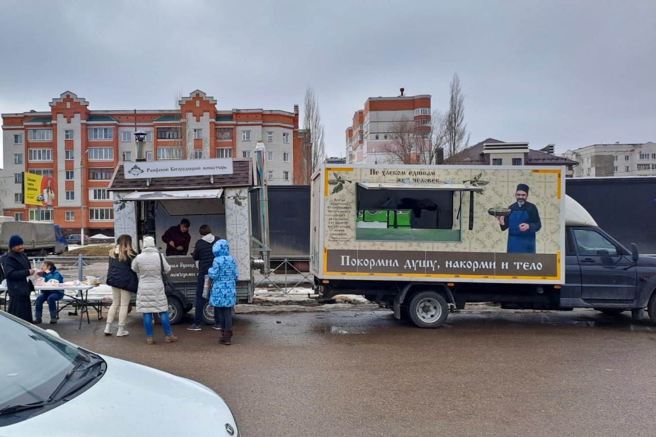 В дни Великого поста в Зеленодольске проходит раздача горячих обедов